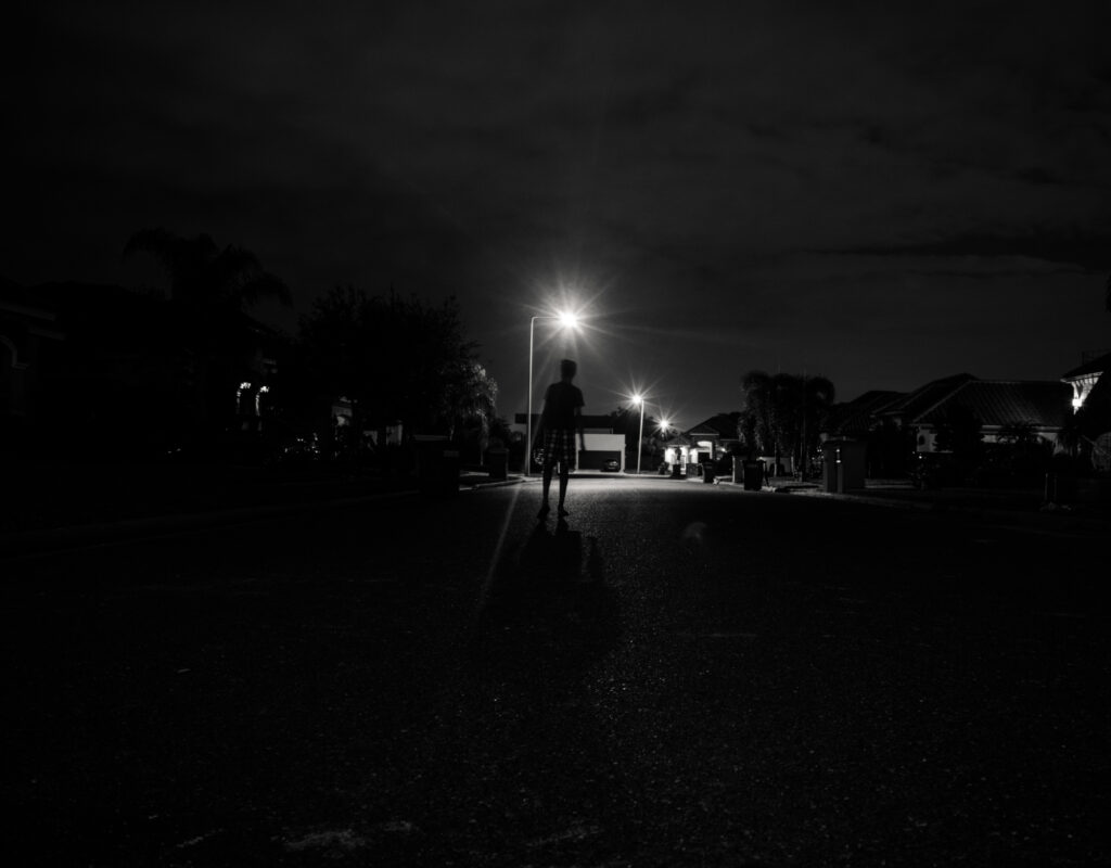 Nuit noire sans lumière